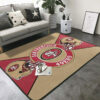 San Francisco 49ers Area Rug NFL Area Rug Dining Room Rug Indoor Rug Rectangle Carpet 3 san francisco 49ers area rugs bathroom rug floor rug regtangle carpet home decor ver 1791