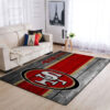San Francisco 49ers Rug NFL Area Rug Bathroom Rugs Indoor Rug Rectangle Carpet 4 san francisco 49ers area rugs living room rug floor rug regtangle carpet home decor ver 1796