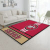 San Francisco 49ers Rug NFL Area Rug Dining Room Rugs Indoor Indoor Rugs Rectangle Carpet 4 san francisco 49ers rug bathroom rug floor rug regtangle carpet home decor ver 1806