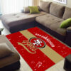 san francisco 49ers rug bathroom rug floor rug regtangle carpet home decor ver 1808
