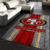 San Francisco 49ers Area Rug NFL Area Rug Living Room Area Rug Indoor Rugs Rectangle Carpet 4 san francisco 49ers rug bathroom rug floor rug regtangle carpet home decor ver 1833