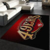 san francisco 49ers rug bathroom rug floor rug regtangle carpet home decor ver 1838