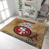 san francisco 49ers rug bathroom rug floor rug regtangle carpet home decor ver 1839