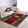 San Francisco 49ers Area Rug NFL Area Rug Dining Room Rug Indoor Indoor Rug Rectangle Carpet 4 san francisco 49ers rug bathroom rug floor rug regtangle carpet home decor ver 1850