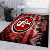 San Francisco 49ers Area Rug NFL Area Rug Bathroom Rugs Indoor Rug Rectangle Carpet 3 san francisco 49ers rug bathroom rug floor rug regtangle carpet home decor ver 1861