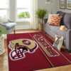 san francisco 49ers rug living room rug floor rug regtangle carpet home decor ver 1877
