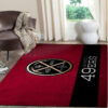 san francisco 49ers rugs living room rug floor rug regtangle carpet home decor ver 1892