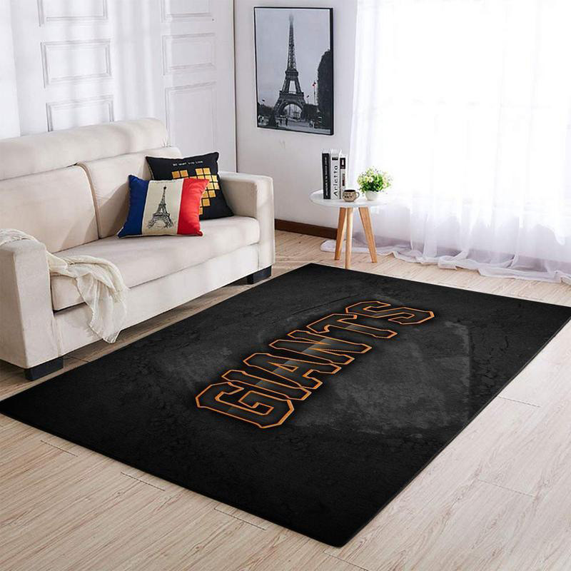 San Francisco Giants Area Rug MLB Area Rug Living Room Rug Indoor Rugs Rectangle Carpet