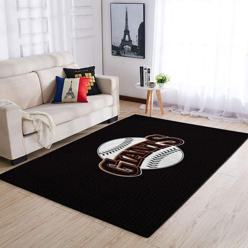 San Francisco Giants Rug MLB Area Rug Bathroom Rugs Indoor Indoor Rugs Rectangle Carpet