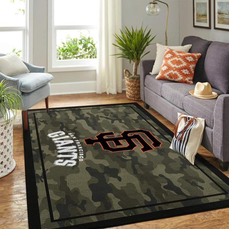 San Francisco Giants Rug MLB Area Rug Living Room Rug Indoor Rugs Rectangle Carpet