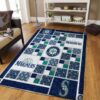 Seattle Mariners Area Rug MLB Area Rug Dining Room Rugs Indoor Indoor Rug Rectangle Carpet 4 seattle mariners rug living room carpet regtangle carpet floor decor home decor ver 346