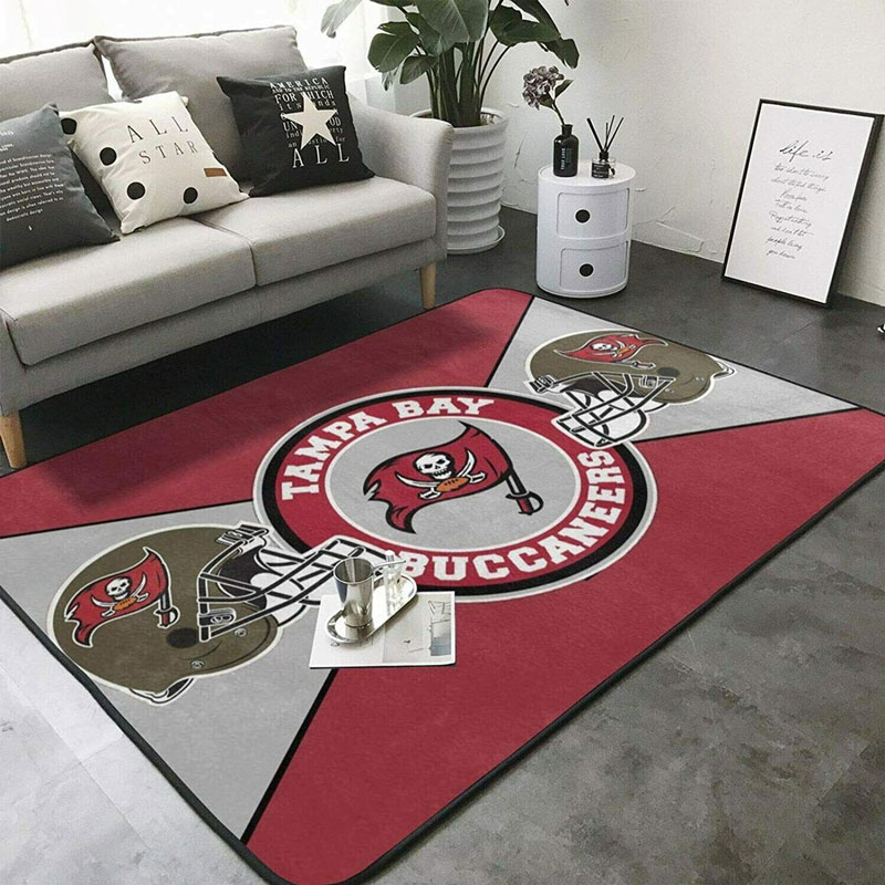 Tampa Bay Buccaneers Rug NFL Area Rug Bedroom Rug Indoor Rug Rectangle Carpet