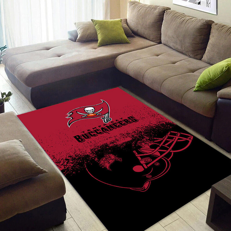 Tampa Bay Buccaneers Area Rug NFL Area Rug Bedroom Area Rug Indoor Rug Rectangle Carpet