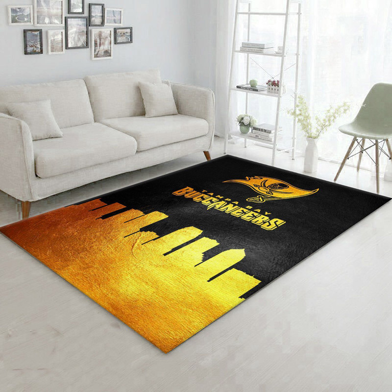 Tampa Bay Buccaneers Rug NFL Area Rug Living Room Rug Indoor Rugs Rectangle Carpet