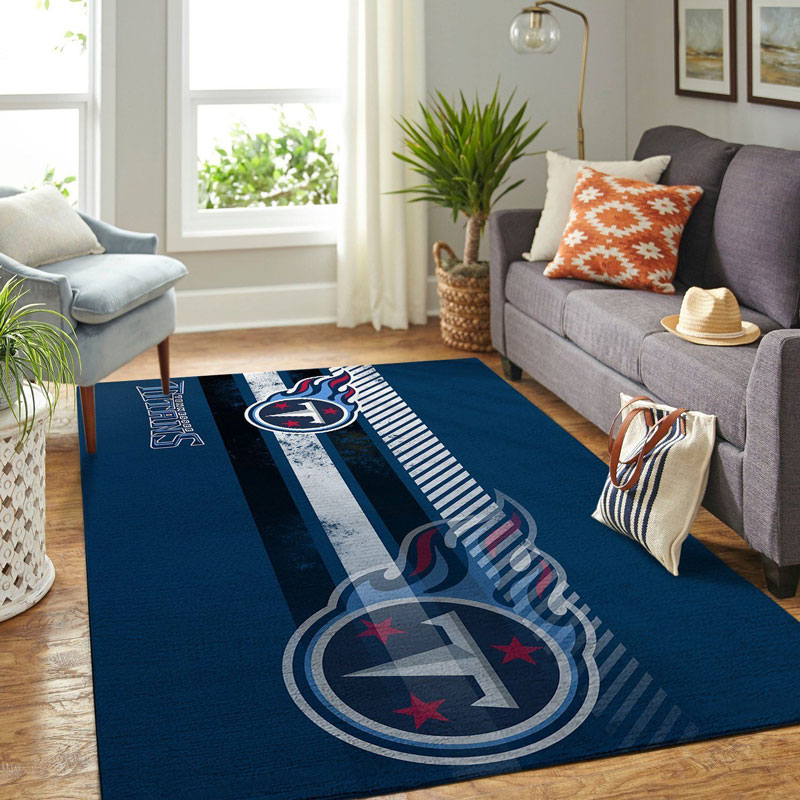 Tennessee Titans Area Rug NFL Area Rug Bedroom Rug Indoor Rugs Rectangle Carpet
