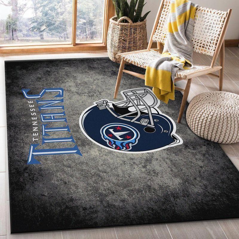 Tennessee Titans Rug NFL Area Rug Bathroom Rugs Indoor Rugs Rectangle Carpet