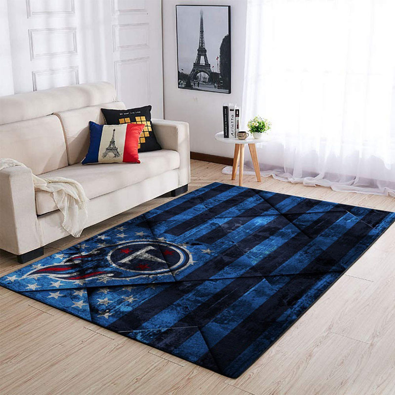 Tennessee Titans Area Rug NFL Area Rug Bathroom Rugs Indoor Indoor Rugs Rectangle Carpet