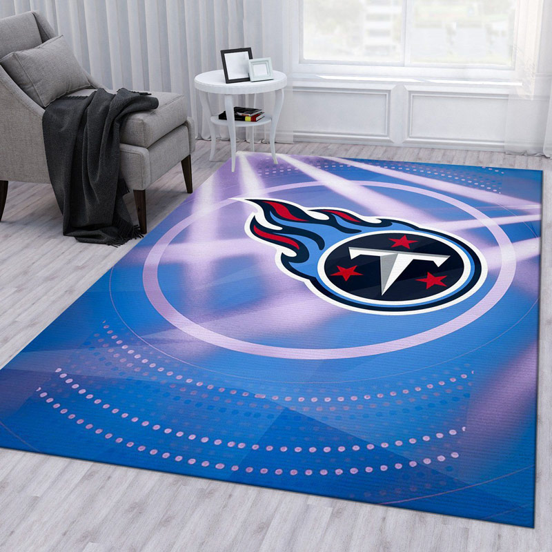 Tennessee Titans Rug NFL Area Rug Living Room Rug Indoor Rug Rectangle Carpet
