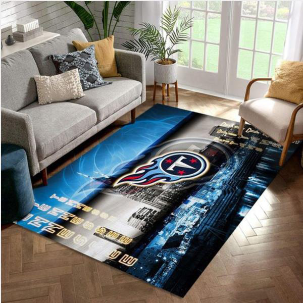 Tennessee Titans Area Rug NFL Area Rug Bathroom Rugs Indoor Indoor Rug Rectangle Carpet