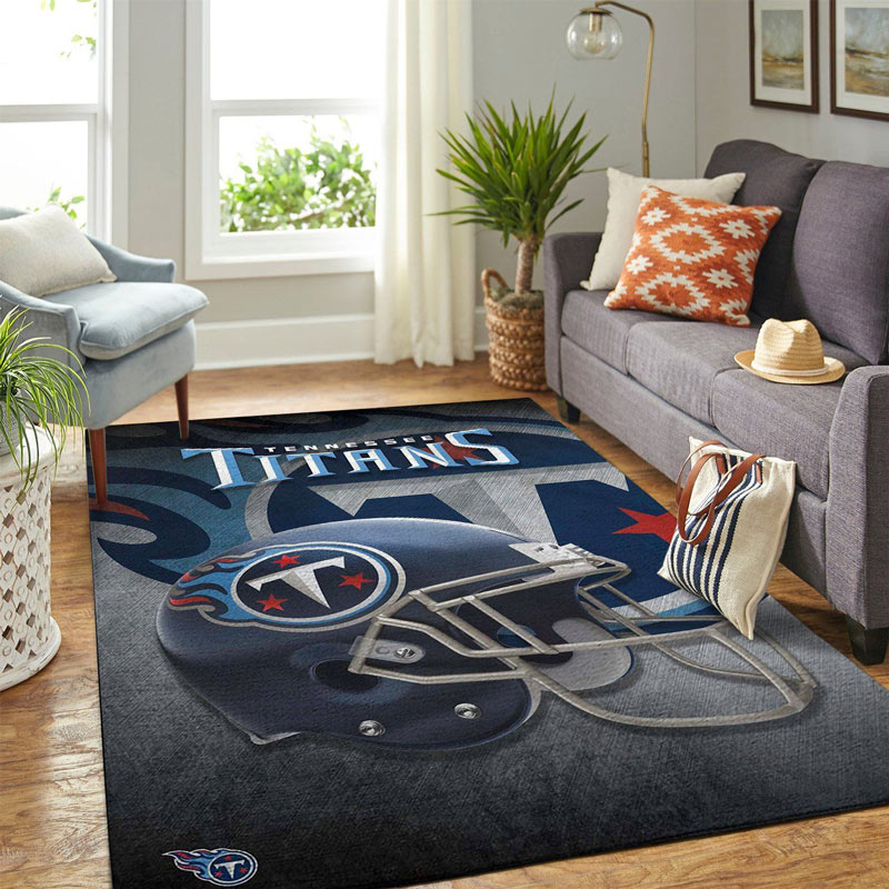 Tennessee Titans Rug NFL Area Rug Dining Room Rug Indoor Rugs Rectangle Carpet