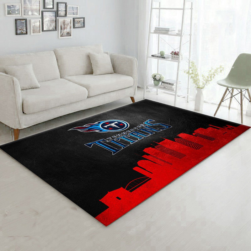 Tennessee Titans Area Rug NFL Area Rug Bedroom Area Rug Indoor Indoor Rug Rectangle Carpet