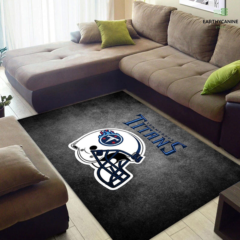 Tennessee Titans Area Rug NFL Area Rug Dining Room Rug Indoor Rugs Rectangle Carpet