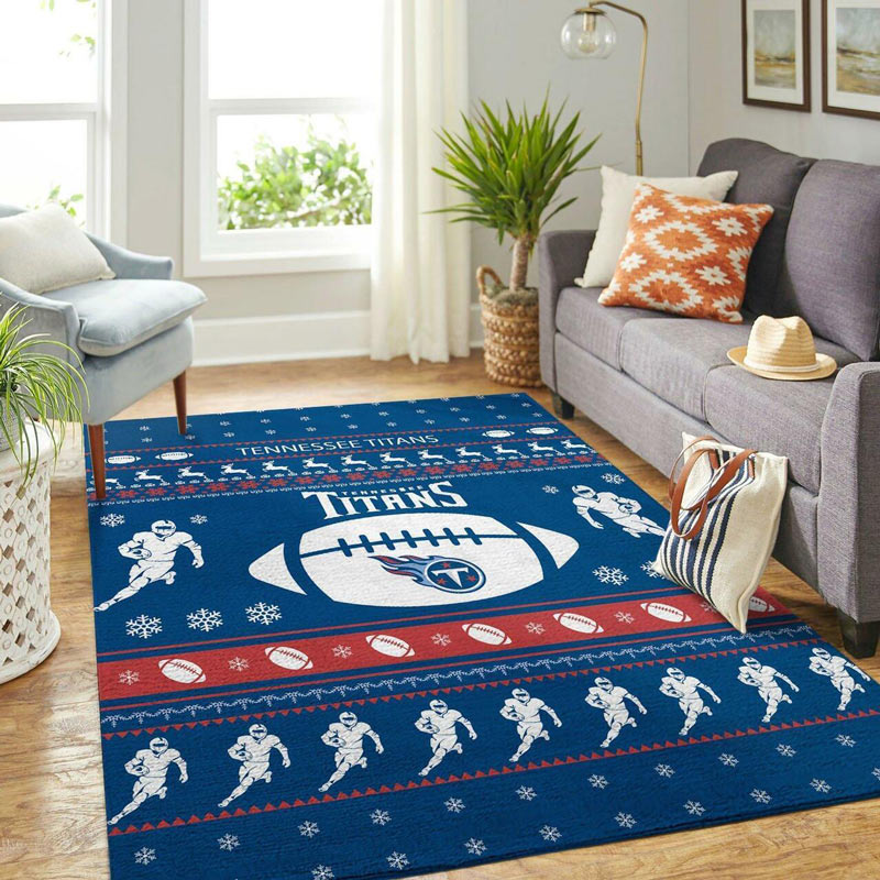 Tennessee Titans Area Rug NFL Area Rug Bathroom Rug Indoor Rugs Rectangle Carpet