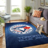 Toronto Blue Jays Rug MLB Area Rug Living Room Rug Indoor Rugs Rectangle Carpet 3 toronto blue jays rug living room carpet regtangle carpet floor decor home decor ver 393