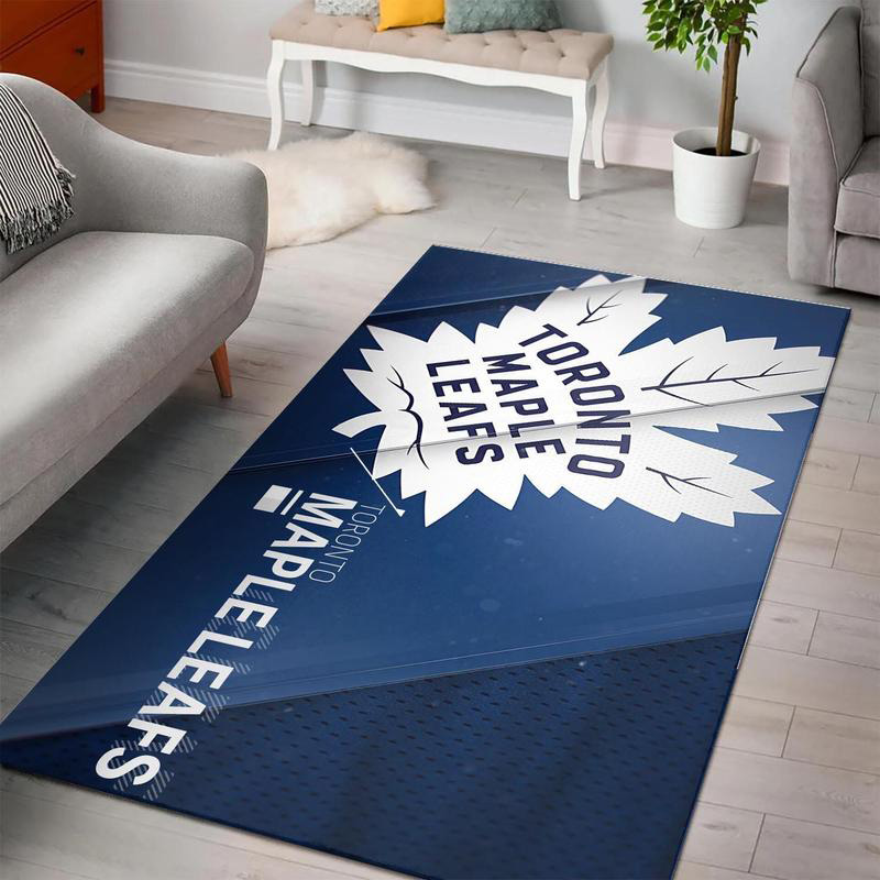 Toronto Maple Leafs Rug NHL Area Rug Bathroom Rug Indoor Rugs Rectangle Carpet