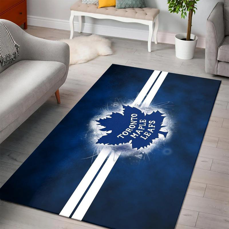 Toronto Maple Leafs Rug NHL Area Rug Living Room Rug Indoor Indoor Rug Rectangle Carpet