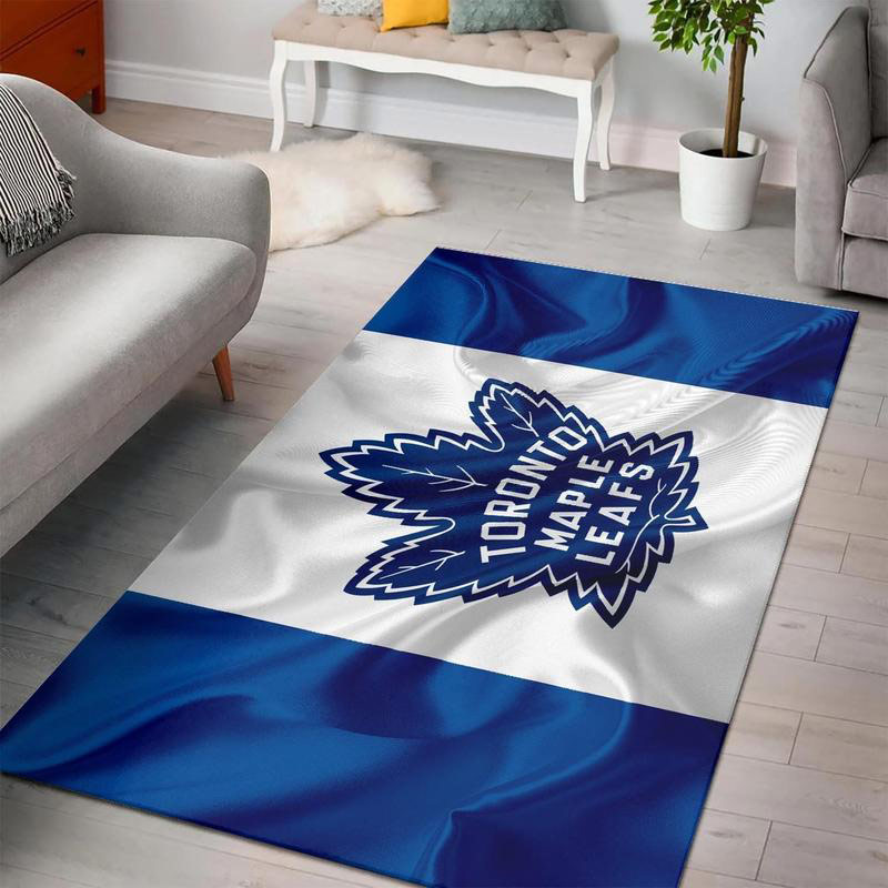 Toronto Maple Leafs Rug NHL Area Rug Dining Room Rugs Indoor Rugs Rectangle Carpet