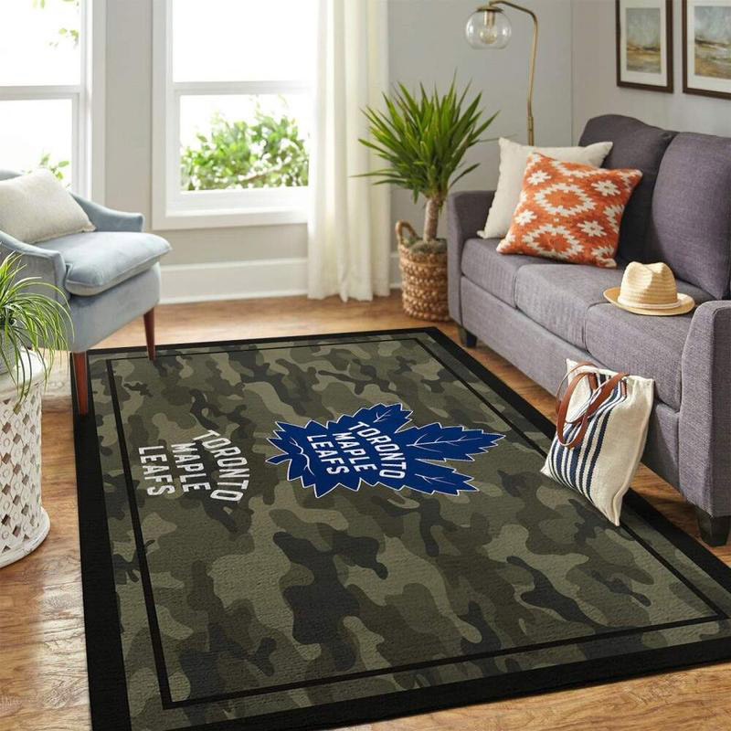 Toronto Maple Leafs Rug NHL Area Rug Living Room Area Rug Indoor Rug Rectangle Carpet