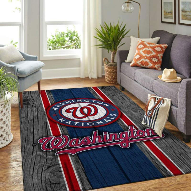 Washington Nationals Area Rug NBA Area Rug Bathroom Rugs Indoor Rugs Rectangle Carpet